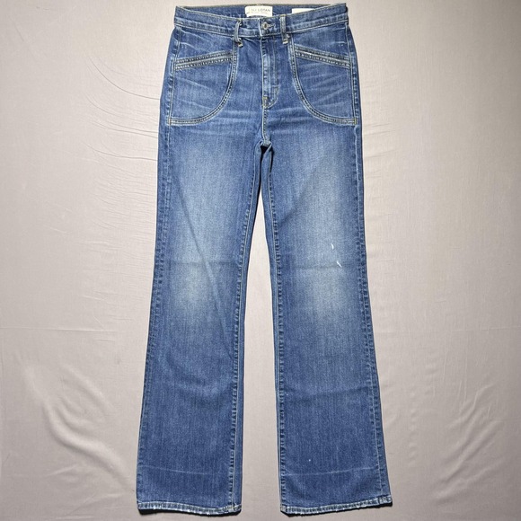Nili Lotan Francois Jeans Womens 28 Blue Denim Classic Wash Made in USA - Picture 1 of 16